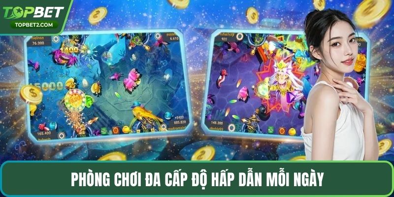 Phòng chơi đa cấp độ hấp dẫn mỗi ngày